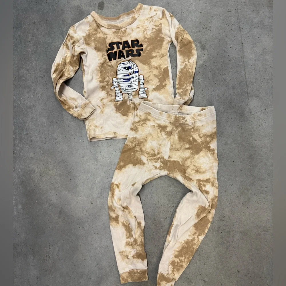 GAP Star Wars R2-D2 Tie-Dye Pajama Set – Size 4 Years